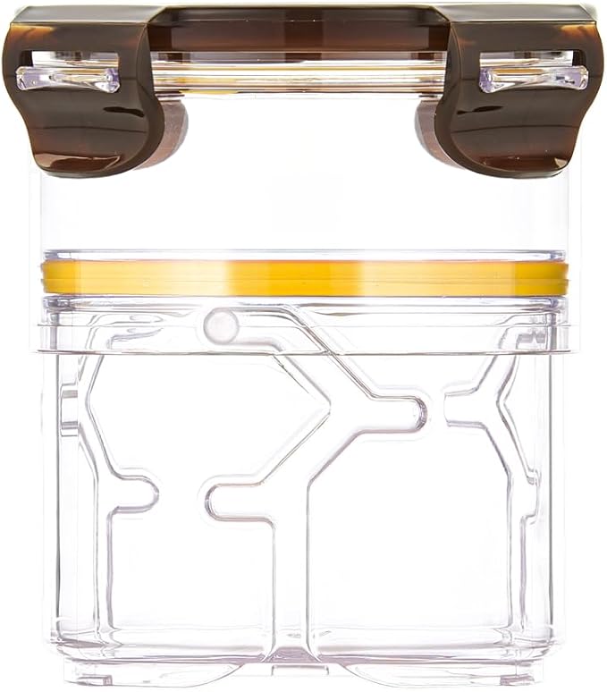 Size Adjustable Coffee Canister - Airtight Storage Container for Coffee Beans and Grounds, Tea, Spice (Small)
