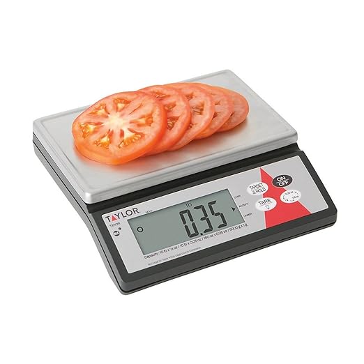 Taylor Precision TE10R Digital 10 Lb. Portion Scale with S/S Platform