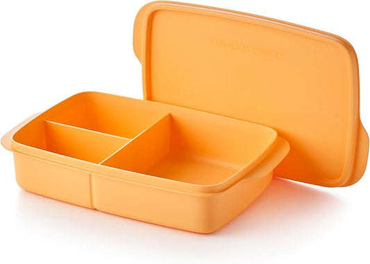 Tupperware Lunch-It Portion & Go Lunch Box Food Storage Container, Dishwasher Safe and BPA Free (4 Cups/1L)