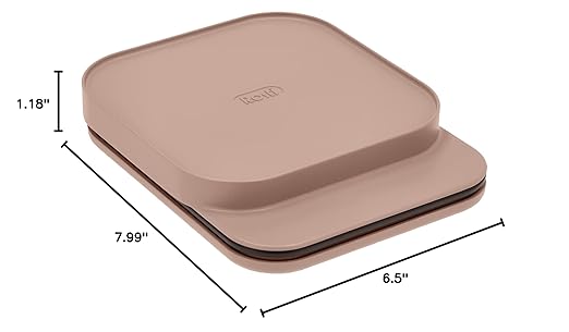 Mensura Kitchen Scale Accurate Measurements Made Effortless - Experience Precision Cooking with Battery - Powered Convenience - Requires 3 AAA Batteries for Reliable Performance (Humus)