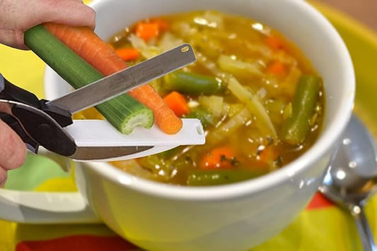 Vegetable Slicer Cutter - Produce Chopper Fruit Cutter - Smart Cutting Board And Knife Set Great Gift - Vegetable Chopper Veggie Cutter - Multiple Purpose Vegetable Slicer - Clever Smart Cutter