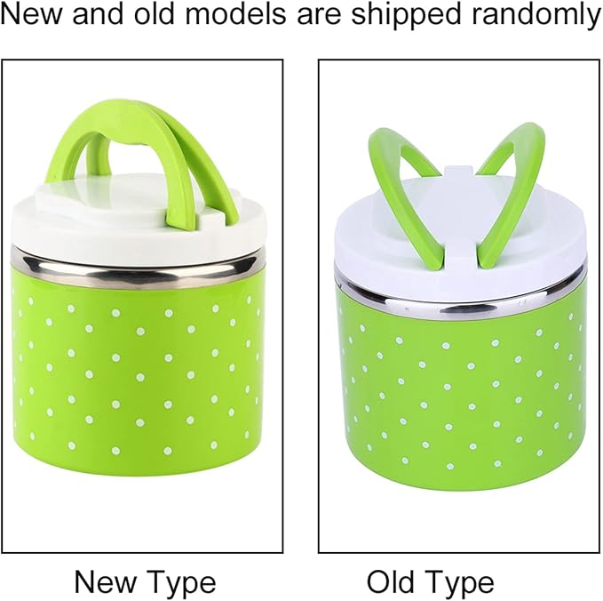 1 Layer Stainless Steel Insulation Thermo Thermal Lunch Box Food Container Hot