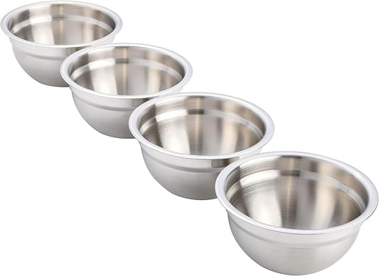 Babish Stainless Steel Mixing Bowl Set, 4-Piece Mini