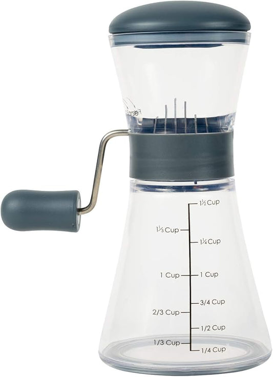 Prepworks by Progressive Nut Chopper with Non-Skid Base, Gray