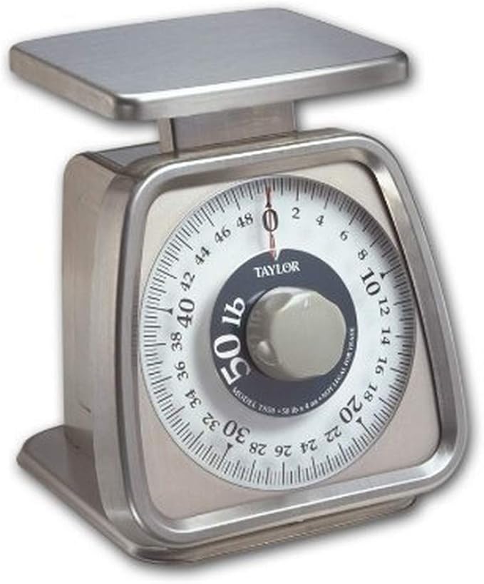 Taylor Stainless Steel Analog Portion Control Scale (50-Pound)