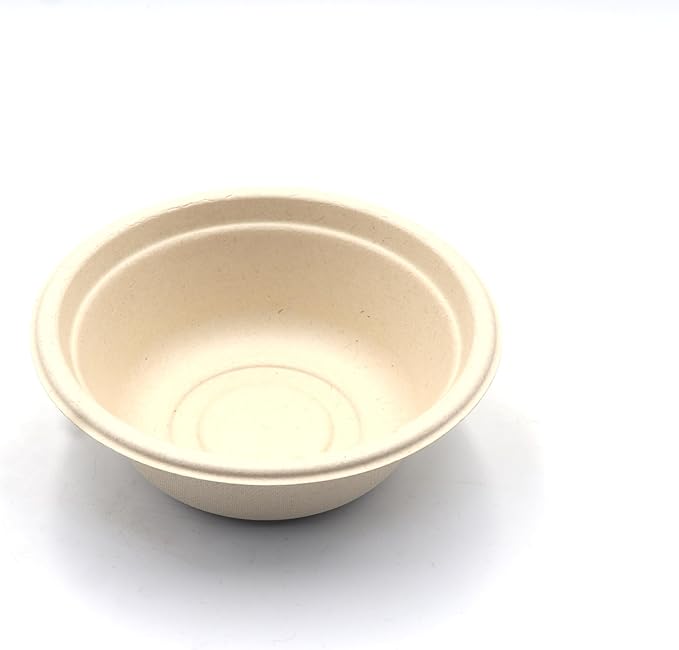 12 oz Disposable Paper Bowels, Paper Food Container, Compostable Tableware for Party, Picnic, Barbecue, Pack of 150