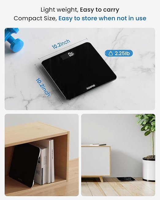RENPHO Digital Bathroom Scale and Digital Kitchen Scale Bundle