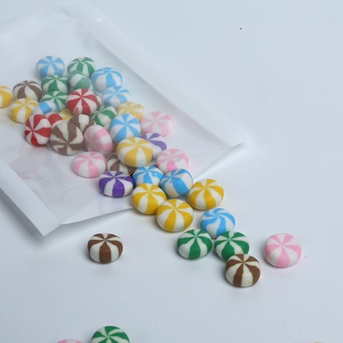 QQ Studio 100 PCS Metallic Mylar Foil Open Top Sealable Bags (7x10cm (2.7x3.9"), Clear & White)