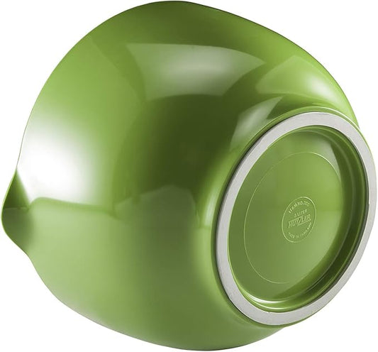 Hutzler Melamine Mixing Bowl, 2.5-Liter, Green