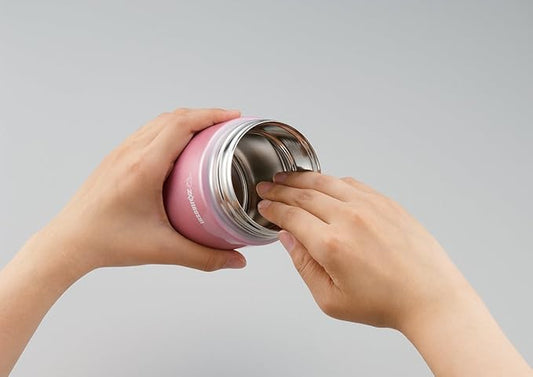 Zojirushi Stainless Steel Food Jar, Small, Pink