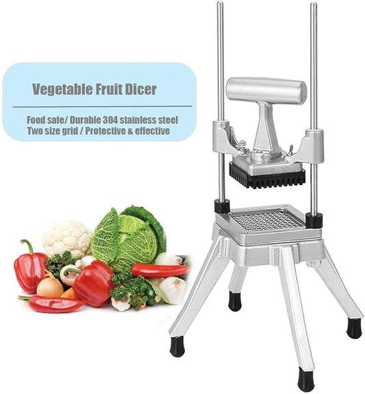3/8" Blade Commercial Vegetable Fruit Dicer Onion Potato Tomato Slicer Chopper Peppers,Potatoes,Mushrooms Restaurant Quick Slicer Machine