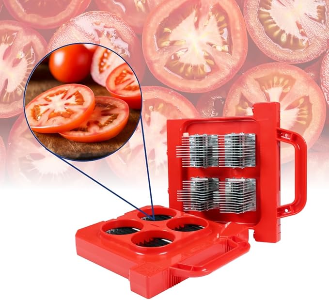 Prince Castle Saber King Tomato Blade & Pusher Set - 3/16" Slices, for 4 Tomatoes - Vegetable Chopper Blade and Kitchen Chopper Replacement Blade for Tomatoes and More