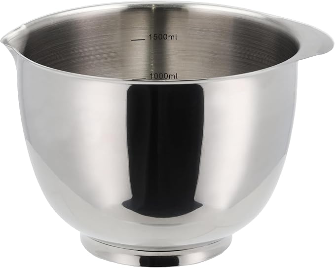 Precision Craft Mixing Bowl Set of 3 1.5L/2L/3L Elevate Your Culinary Experience Stylish Nesting Bowls for Effortless Cooking and Baking