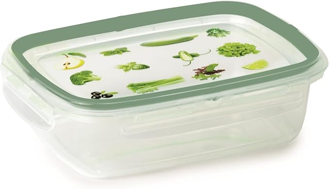 Srl SnipsLock Storage Jar, Green, 0,6 LT Quadrato