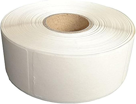 L LIKED Blank White 1 x 2 Inch Dissolvable Labels for Food Rotation Prep roll of 500 (1 Rolls)