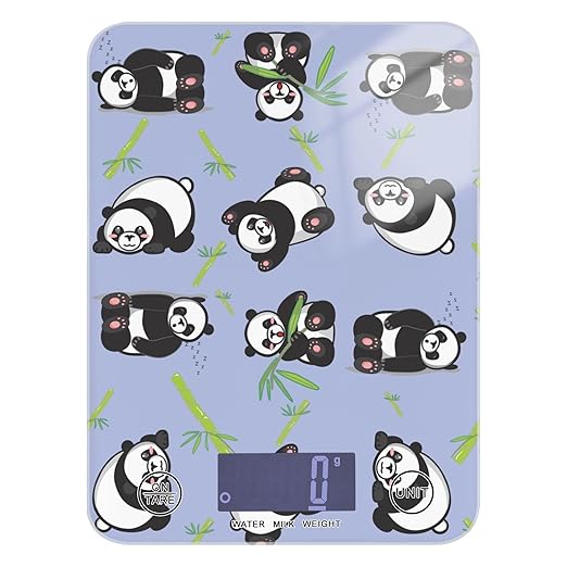 Food Scale Kitchen Scale Food Scales Digital Weight Grams and Ounces Small Electronic Food Scale for Baking Cooking Cute Panda