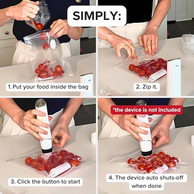 Chef Preserve Vacuum Sealer Bags (30 Bags)