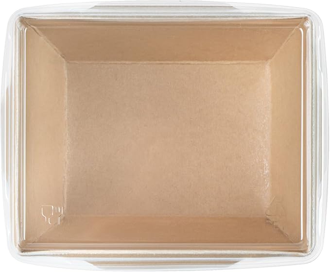 Restaurantware-Sustain 17 Ounce Sturdy Paper Take Out Boxes, 50 Disposable Take Out Food Containers - With PLA lining, Lids Sold Separately, Bamboo Paper Containers, Compostable, Click-Lock Design