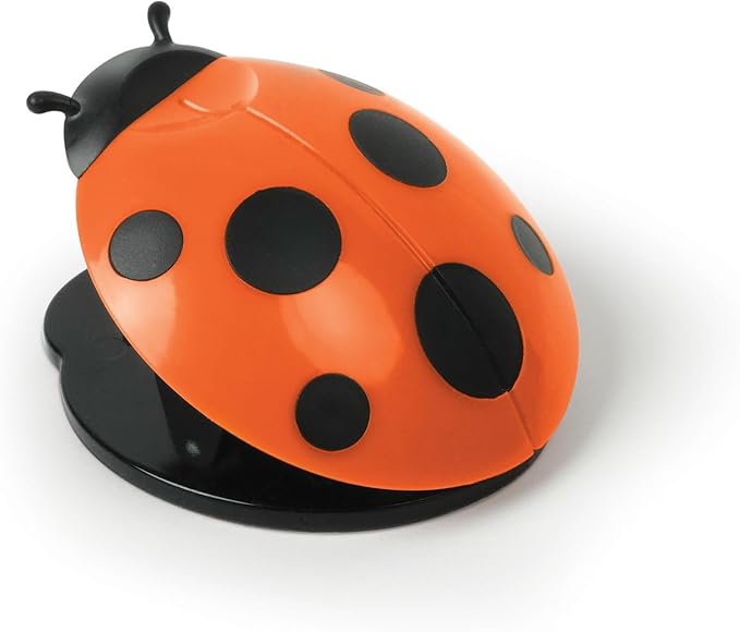 Genuine Fred BAG LADIES, Ladybug Bag Clips, Set of 4, Cute and Durable Food Storage Clips, Keeps Food Fresh, Fun Kitchen Accessories and Great Gift for Ladybug Lovers