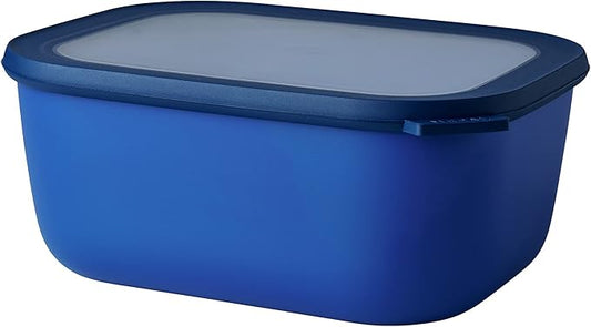 Mepal Multi Bowl Cirqula Rectangular Storage Container 3000 ml / 101 oz - Vivid Blue