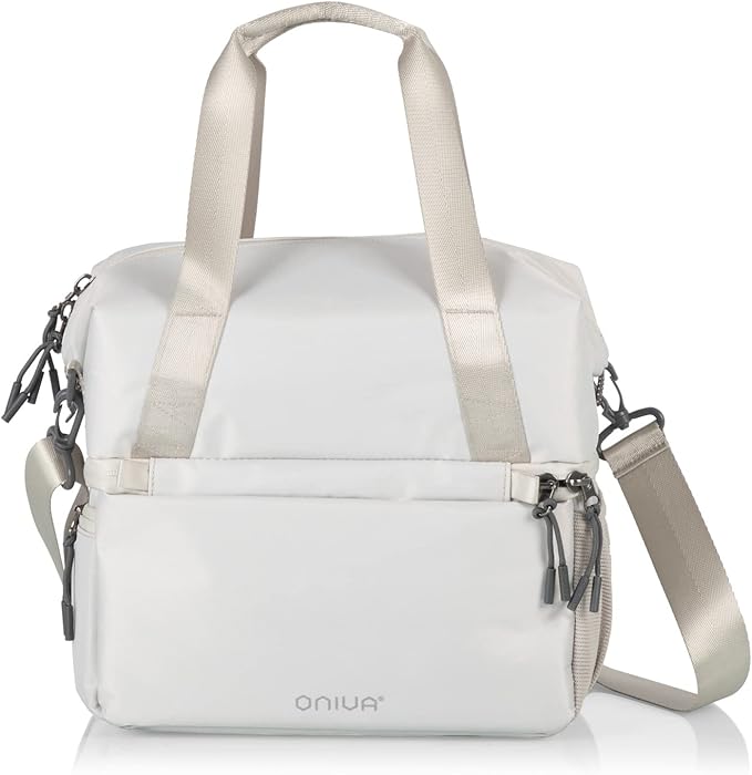 PICNIC TIME Disney 100 Tarana Insulated Lunch Bag Made from Recycled Material, Lunch Box with Picnic Set, Upcycled Lunch Cooler Bag, (Halo Gray)