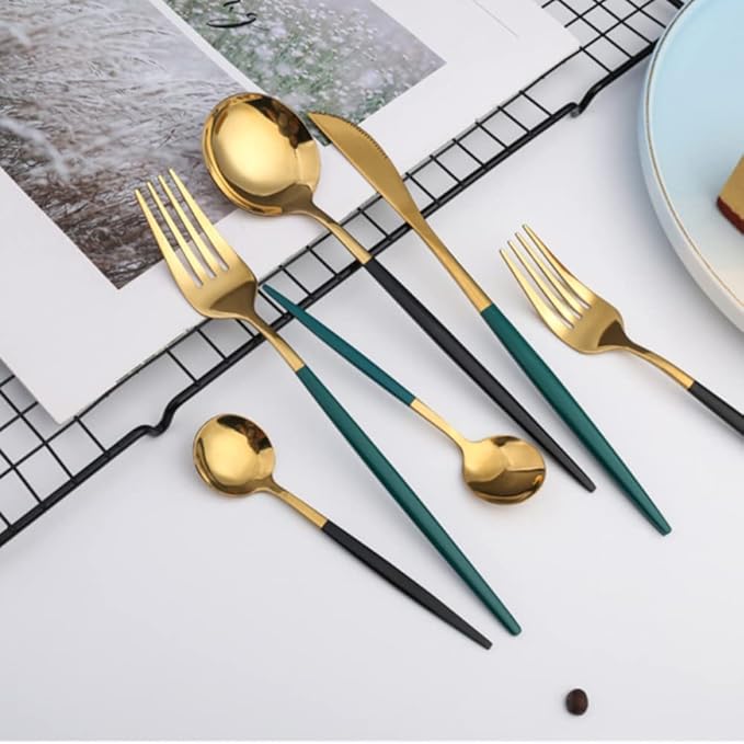 Reusable Utensils Set With Case, Reusable Travel Flatware，Travel Silverware Set With Case ，Reusable Travel Flatware For Home Office School Camping