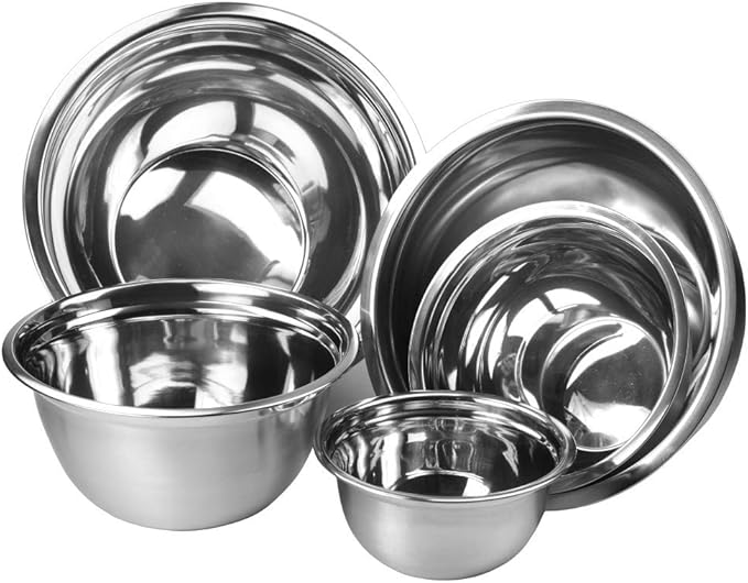 Deep Professional Quality Stainless Steel Mixing Bowl For Serving, Mixing Cooking and or Baking-10 Quart, 1173