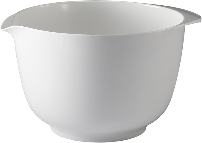 Hutzler Melamine Mixing Bowl, 2 quarts, White