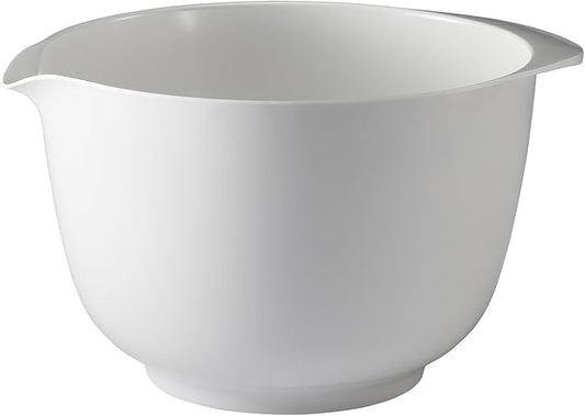 Hutzler Melamine Mixing Bowl, 2 quarts, White