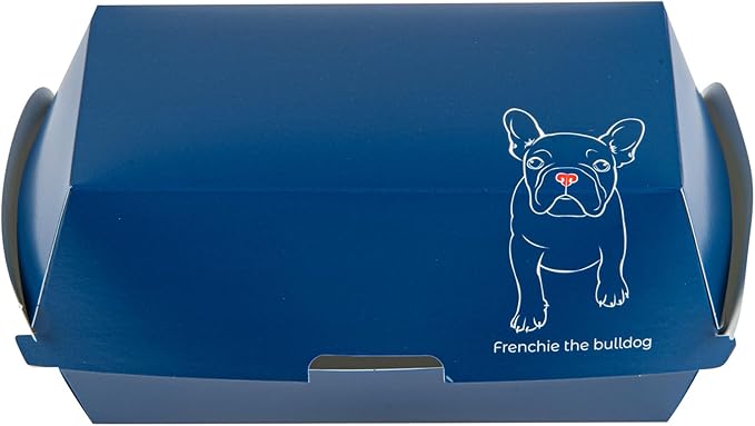 Restaurantware Bio Tek 6.7 x 3.5 x 3.5 Inch Clamshell Food Containers 100 Disposable Sandwich Containers - Hinged Lid Tab-Lock Closure Frenchie Paper Hot Dog Containers Greaseproof