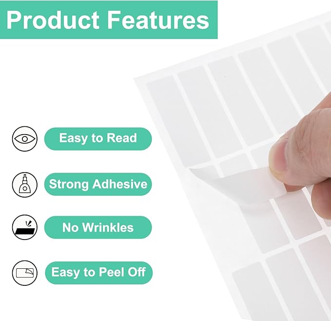 MECCANIXITY 500 Sheets Barcode Label 1.8 x 0.6 inch Printable Laser and Inkjet Labels Address Labels for Copier Mailing Shipping Labels File Folders Envelopes, 60 Per Page, 30000 Labels