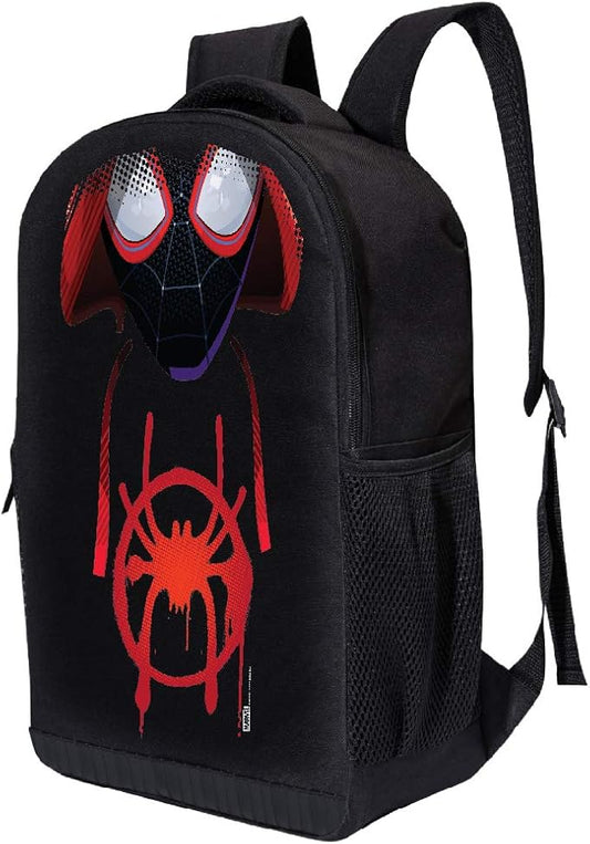 Marvel Spiderman Backpack for Boys, Girls, Adults, Men, Women, Teens | Kids Backpack Toddler Backpack | Miles Morales Into the Spiderverse Spidey Spider-Man Backpack Bookbag Mesh Bag for All Ages