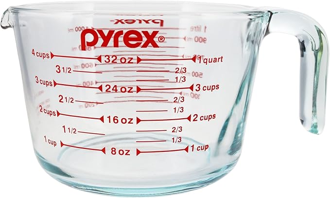 Pyrex 4 Cup Glass Measuring Cup