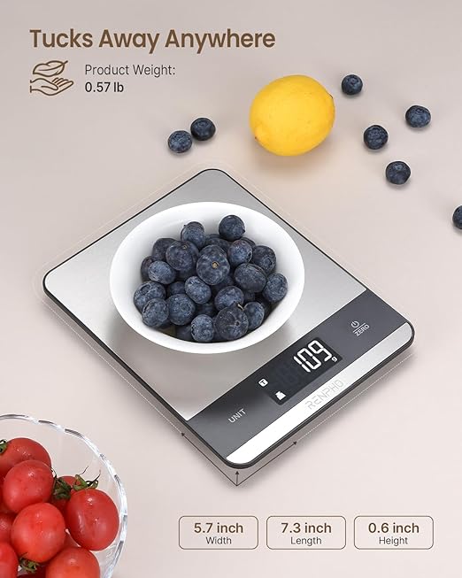 RENPHO Digital Bathroom Scale and Digital Kitchen Scale Bundle