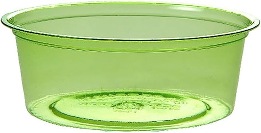 ECO PRODUCTS Compostable 2oz Portion Cups, Case of 2000, Clear Green Renewable Plant-Based PLA Plastic, Veridian Cold Food Containers, Lid Sold Separately, Disposable, ASTM Compliant, BPI-Certified