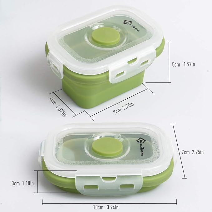 Silicone Food Storage Container and Food Storage Bag Sets