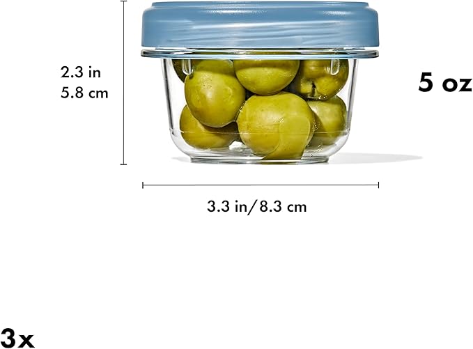 OXO Good Grips Twist & Stack Container – 5 oz – 3 Pack