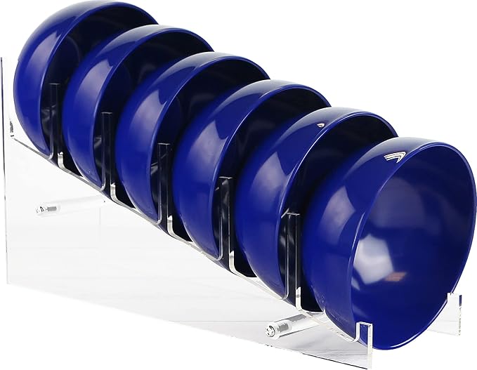 Reston Lloyd 100% Melamine Dinnere Cereal, Soup, Dip Bowls, 16oz/2cup Capacity, Indigo, Set of 6