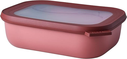 Mepal Multi bowl Cirqula rectangular 1000 ml / 34 oz - Vivid mauve