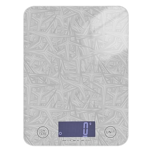 Food Scale Kitchen Scale Food Scales Digital Weight Grams and Ounces Small Electronic Food Scale for Baking Cooking Grey
