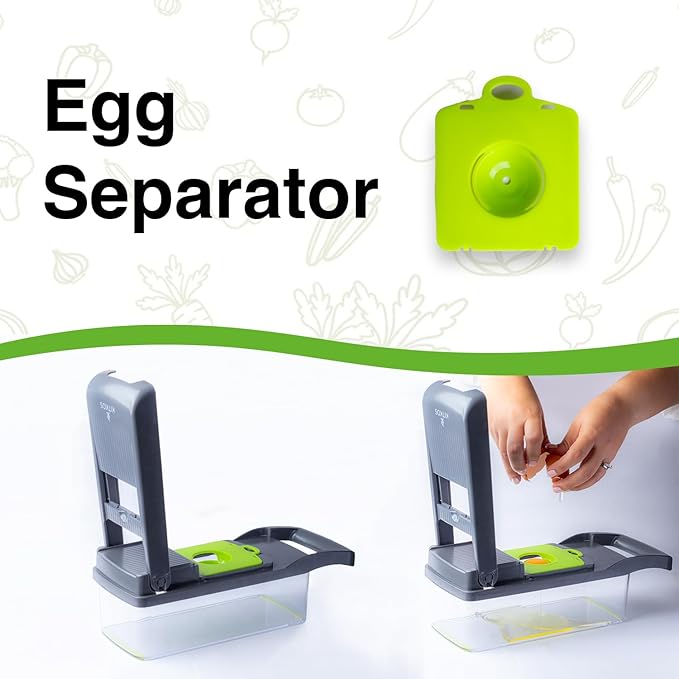 Vegetable Chopper, Pro Onion, Multifunctional 14 in 1 Food Chopper, Kitchen Vegetable Cutter Slicer Dicer,Veggie Chopper With 8 Blades, Potatoes, Carrot and Garlic Chopper With Container