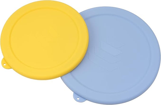 2 Pack Silicone Lids Only Fit for Pyrex 322-1 Quart / 323-1.5 Quart Smart Essentials Rimmed Glass Mixing Bowls, Dishwasher and Microwave Safe (Lids Only)