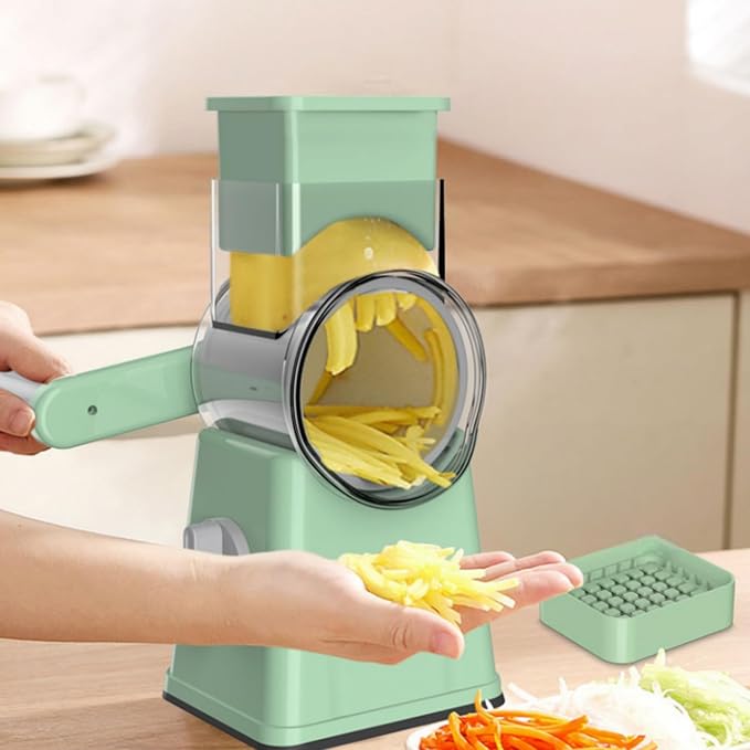 Mandoline Slicer for Kitchen, Food Chopper, Vegetable Slicer with Container