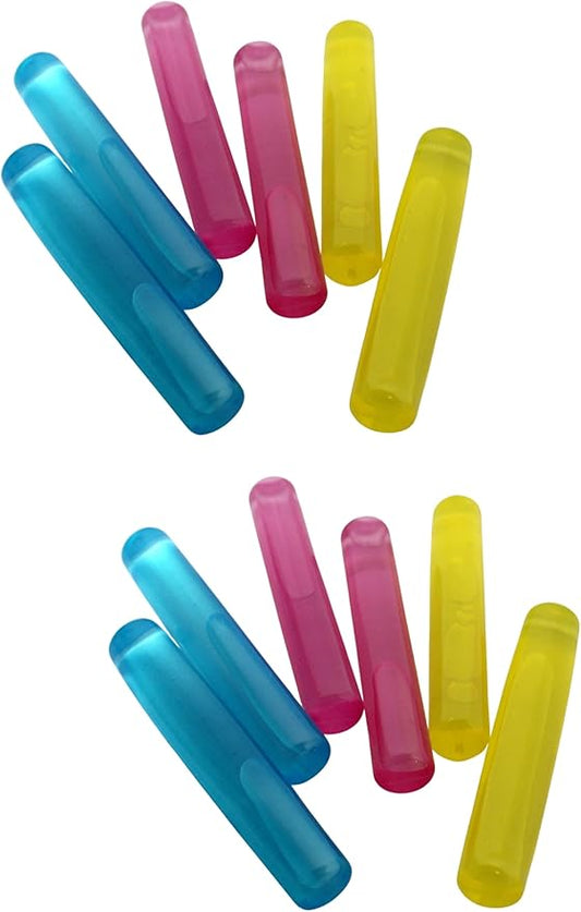 Reusable Ice Cube Sticks – Freezable, BPA-Free Cooling Sticks for Water Bottles, Cocktails, and Beverages (12)