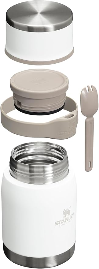 Adventure To-Go Food Jar and Spork | Vacuum Insulated Thermos Food Container | Stainless Steel | BPA-Free
