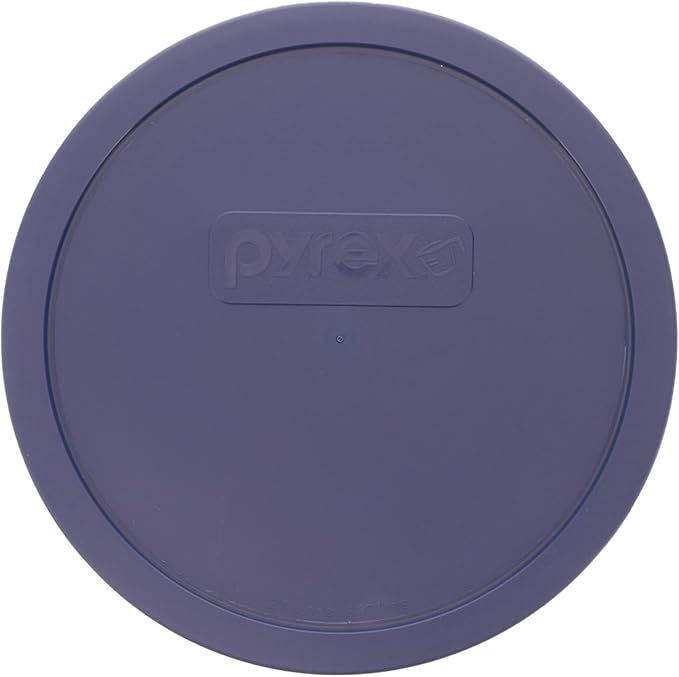 Pyrex (2 325 2.5qt Glass Mixing Bowl, & (2) 325-PC 2.5qt Blue Mixing Bowl Lid (2-Pack) Made in the USA