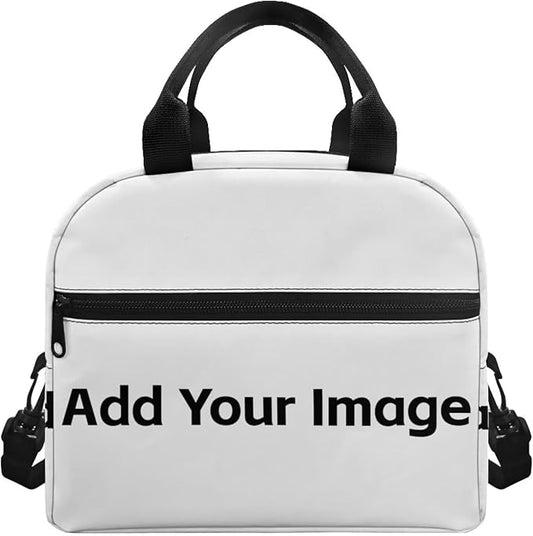Showudesigns Customized Lunch Box for Women Lunch Tote Bag Personalized Lunchbox Bento Keep Food Cold and Warm for Long Time Picnic Bags Add Your Logo Text Image Insulated Lunchbags