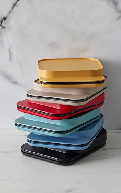 Mensura Kitchen Scale Accurate Measurements Made Effortless - Experience Precision Cooking with Battery - Powered Convenience - Requires 3 AAA Batteries for Reliable Performance (Dusty Blue)