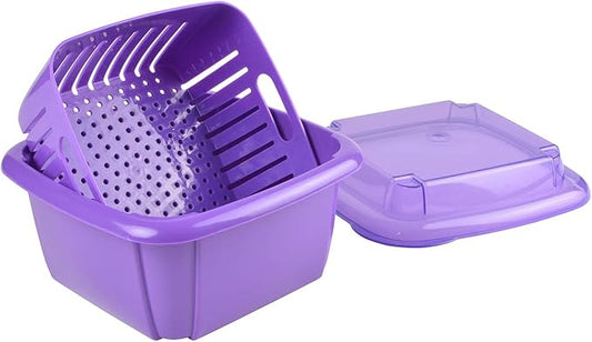 Hutzler Berry Box, 1 Quart, Violet