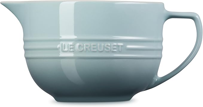 Le Creuset Stoneware Signature Batter Bowl, 3.2qt., Sea Salt